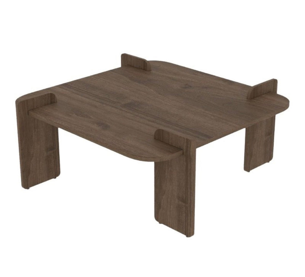 Table basse en bois Woog – Travertin