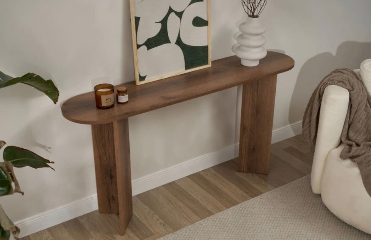 Console Imitation Noyer – HANAH HOME