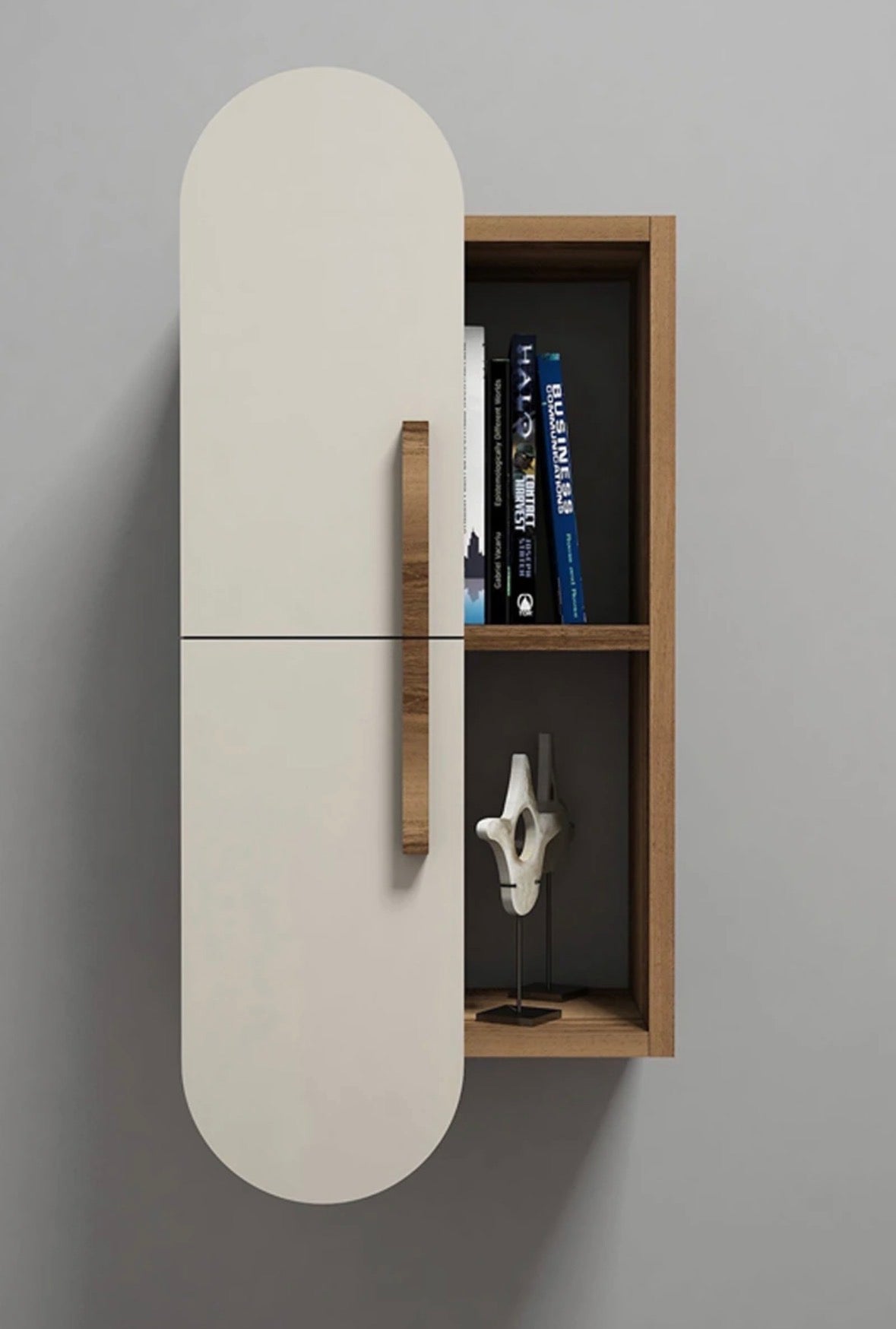 Etagère Murale 2 Niveaux – Rose – HANAH HOME