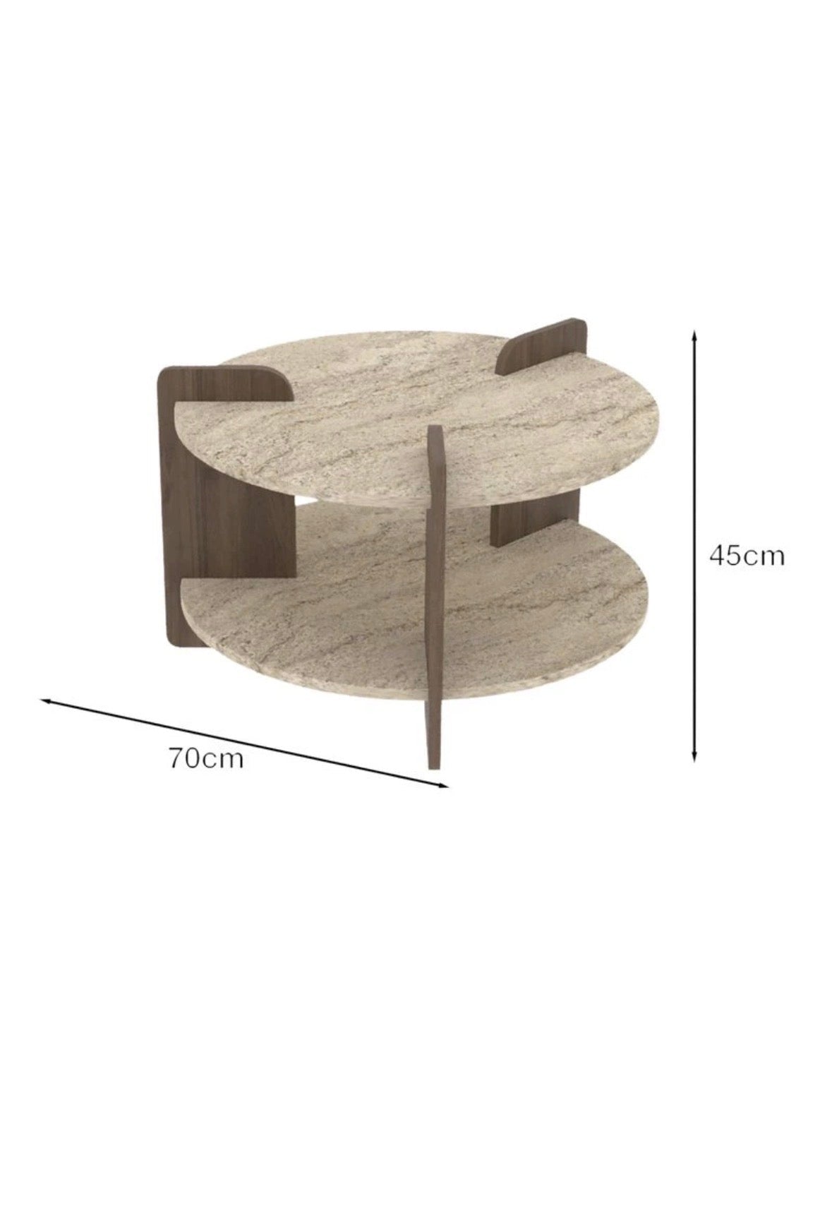 Table Basse Ronde Afrolli