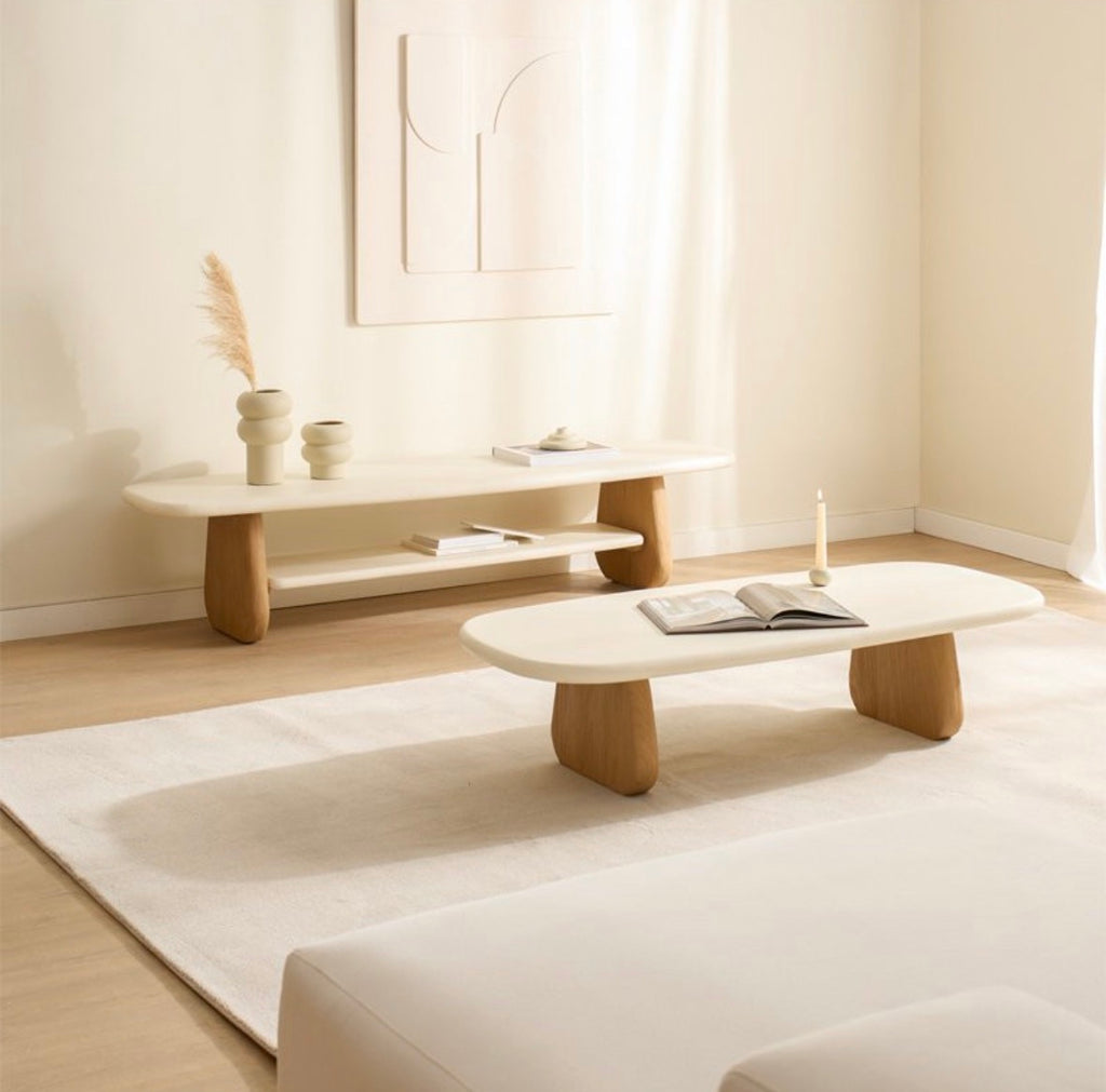 Table basse WABI HOME en bois massif